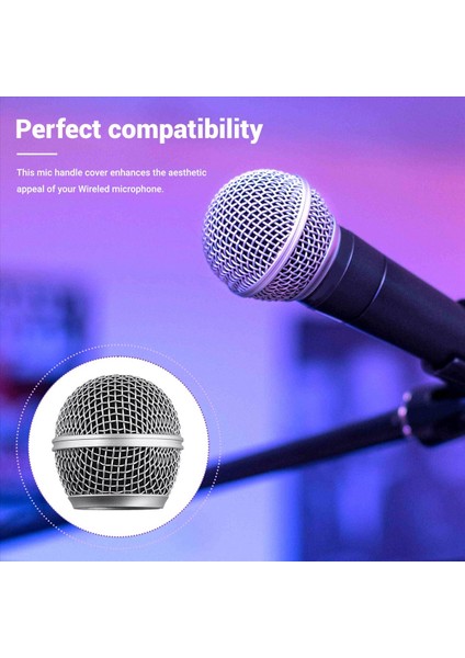 Sparkle Mikrofon Kılıfı Kablolu Mikrofon Mikrofonlar Için Gümüş (Yurt Dışından) indirimleri