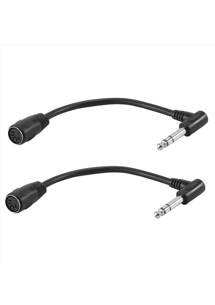 2x Mıdı Kablosu 5 Pimli Din Dişi Ila Monoprice 6 35MM (1/4 Inç) Erkek Trs Stereo Ses Uzatma Kablosu (Yurt Dışından) fiyatları