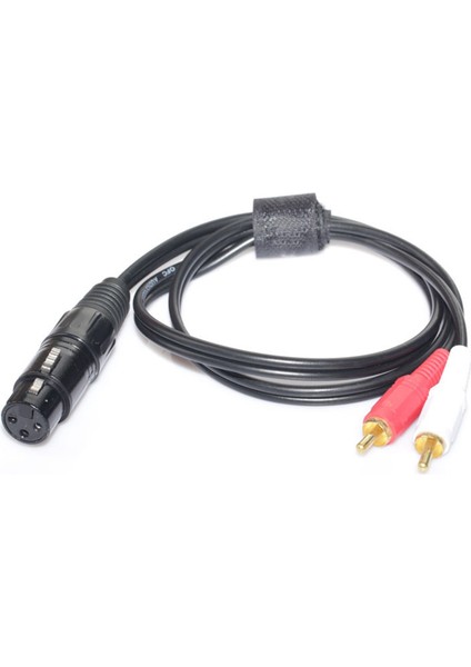 2x 1 5m/ 5ft Stereo Ses Ayırıcı Yama Y Kablo Kordonu 1 Xlr Dişi - 2 Rca Erkek Fiş (Yurt Dışından) indirimleri