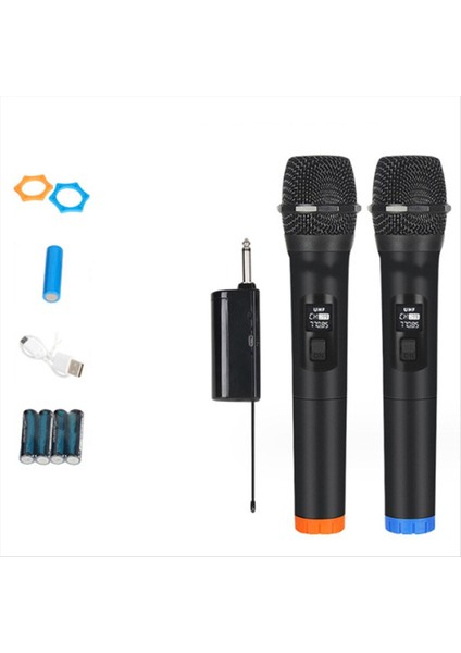 Kablosuz El Mikrofon 1 Tow 2 Ev Partisi Konuşmacı Şarkı Söylemek (Yurt Dışından)