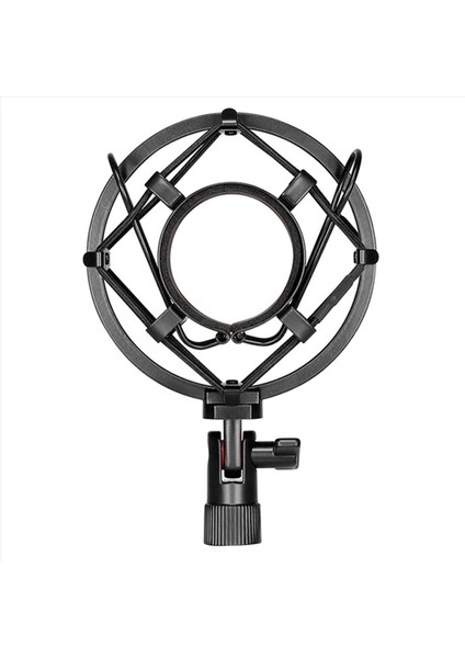 Mikrofonlar Için Evrensel Şok Montajı 45MM-52MM Yüksek Uyumluluk Mikrofon Tutucu Anti-Vibrasyon Süspansiyonu A (Yurt Dışından)