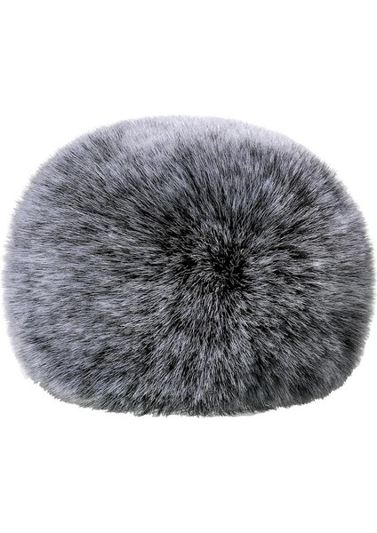 Mavi Yeti Mikrofon Için Mikrofon Köpek Kapağı Zealsound Beyaz+Siyah Için Kürklü Ön Cam Muff Ön Cam ile Mikro Fam Kapağı (Yurt Dışından)