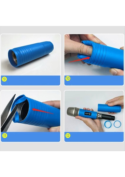 Elastik Kablosuz Mikrofon Koruyucu Kılıf Renk Tutağı Kapak Ktv Aşaması Aksesuarları Için Sonbahar Önleyici Koruyucu A (Yurt Dışından) fiyatları