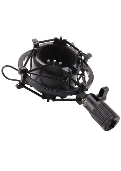 Evrensel 3kg Katlanılabilir Yük Mikrofon Mikrofon Şok Montaj Klip Tutucu Stand Radyo Sesi Ses Kayıt Braketi Siyah Professional (Yurt Dışından) fırsatları