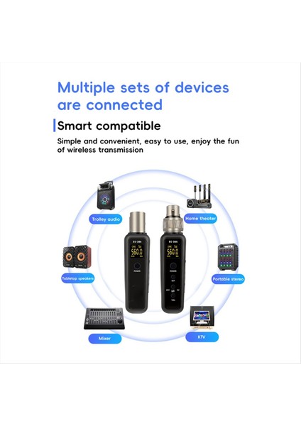 Uhf Kablosuz Mikrofon Dönüştürücü Mikrofon Gitar Verici Alıcı Adaptörü 540-590MHZ Için (Yurt Dışından) modelleri