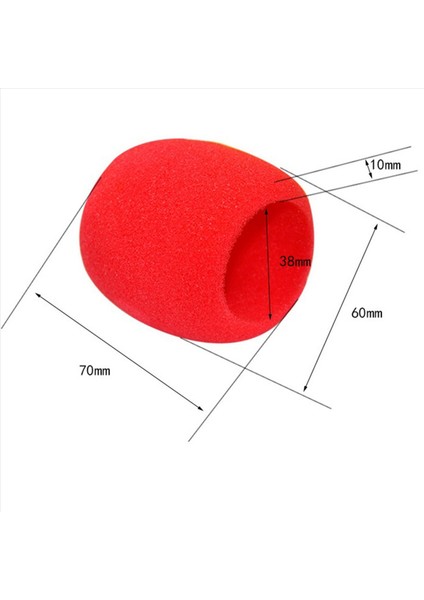 20 Pcs Doğru Renk Yıkın Mikrofon Toz Kapalı Kontrolle Mikrofon Kapak Ktv Için Mikrofon Patlama Kapağı (Yurt Dışından) fiyatları