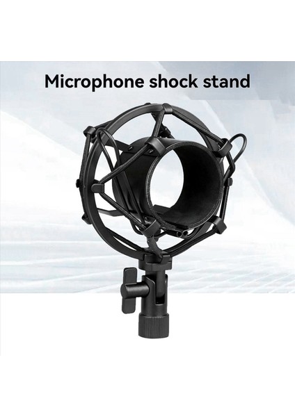 Mikrofonlar Için Evrensel Şok Montajı 45MM-52MM Yüksek Uyumluluk Mikrofon Tutucu Anti-Vibrasyon Süspansiyonu B (Yurt Dışından) fırsatları