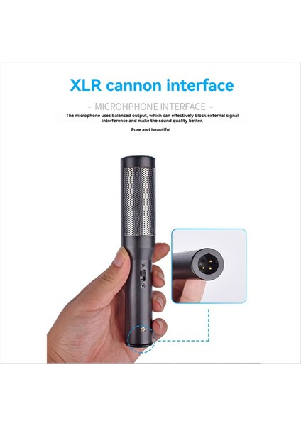 Konferans Mülakat Mikrofon Kondenser Mikrofon Röportaj Kaydı Vlog Live Mic Super-Cardioid (Yurt Dışından) fiyatları