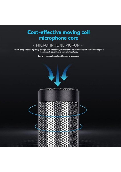Konferans Mülakat Mikrofon Kondenser Mikrofon Röportaj Kaydı Vlog Live Mic Super-Cardioid (Yurt Dışından) modelleri