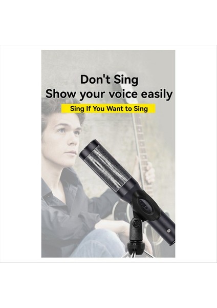 Konferans Mülakat Mikrofon Kondenser Mikrofon Röportaj Kaydı Vlog Live Mic Super-Cardioid (Yurt Dışından) fırsatları