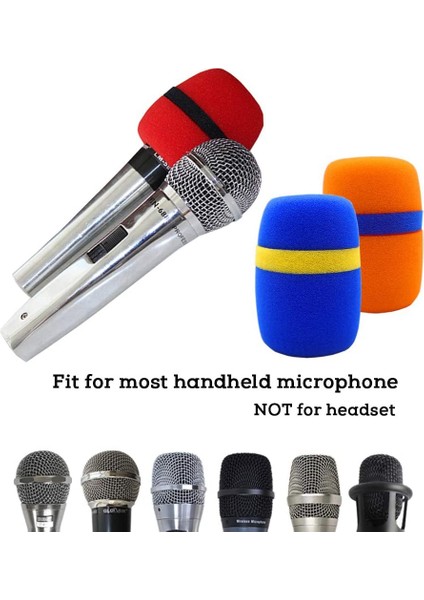 10PCS Kulaklık Ön Cam Kalınlaştırılmış Ktv El Tipi Toz Geçirmez Yumuşak Sünger Mikrofon Kapağı Yedek Aksesuarlar (Yurt Dışından) fiyatları