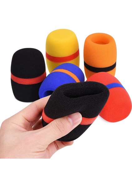 10PCS Kulaklık Ön Cam Kalınlaştırılmış Ktv El Tipi Toz Geçirmez Yumuşak Sünger Mikrofon Kapağı Yedek Aksesuarlar (Yurt Dışından) indirimleri