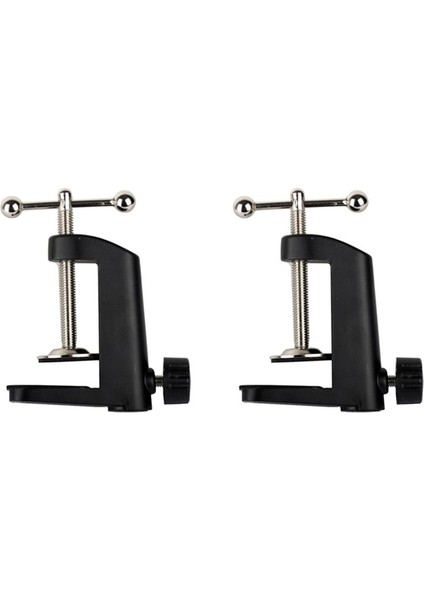 Mikrofon Süspansiyon Bomu Makas Kolu Stand Tutucusu Için 4x Ağır Hizmet Tipi Metal Masa Montaj Kelepçesi (Yurt Dışından) fiyatları