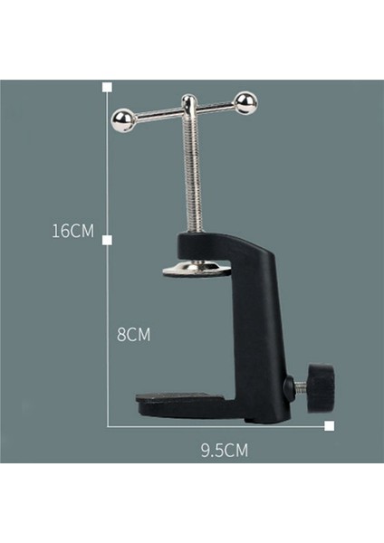 Mikrofon Süspansiyon Bomu Makas Kolu Stand Tutucusu Için 4x Ağır Hizmet Tipi Metal Masa Montaj Kelepçesi (Yurt Dışından) fırsatları