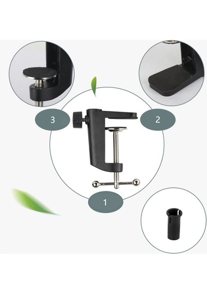 Mikrofon Süspansiyon Bomu Makas Kolu Stand Tutucusu Için 4x Ağır Hizmet Tipi Metal Masa Montaj Kelepçesi (Yurt Dışından) indirimleri