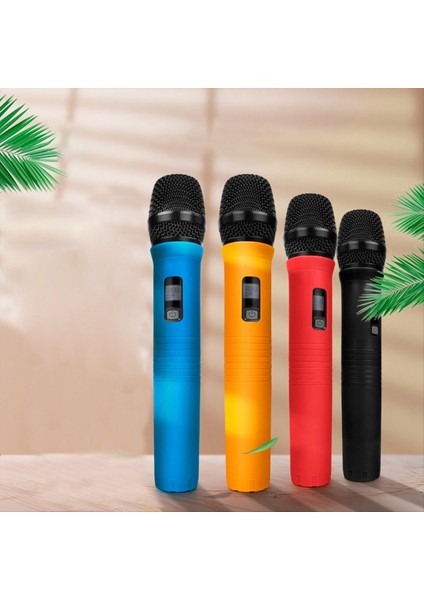 Elastik Kablosuz Mikrofon Koruyucu Kılıf Renk Tutağı Ktv Aşaması Aksesuarları Için Sonbahar Önleyici Koruyucu C (Yurt Dışından) fırsatları