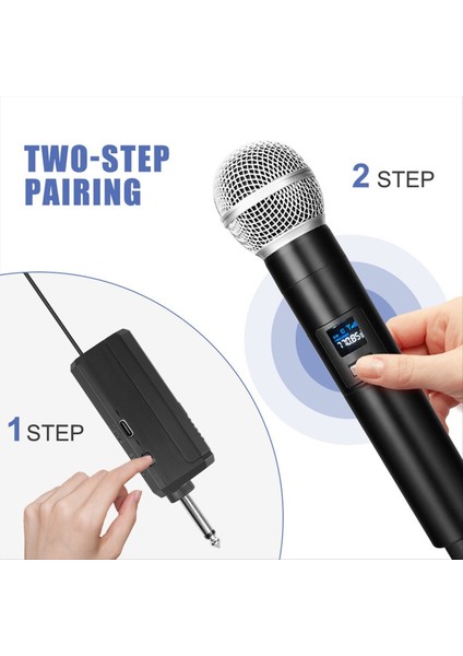WN58 Professional 2 4g Kablosuz Mikrofon 2 Kanalları Uhf Karaoke Kilisesi Şovu Için Sabit Frekanslı Mikrofon (Yurt Dışından) fiyatları