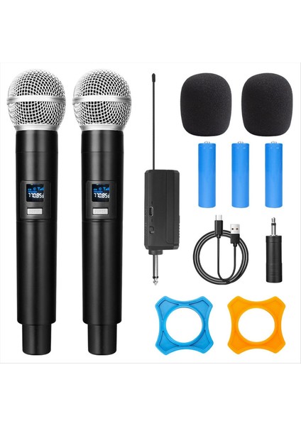 WN58 Professional 2 4g Kablosuz Mikrofon 2 Kanalları Uhf Karaoke Kilisesi Şovu Için Sabit Frekanslı Mikrofon (Yurt Dışından) modelleri