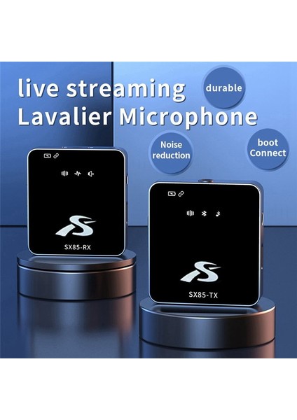 Kablosuz Lavalier Square Mikrofon Radyo Kayıt Gürültü Azaltma Mikrofonu Canlı Görüşme Öğretimini Kaydetmek Için (Yurt Dışından) fiyatları
