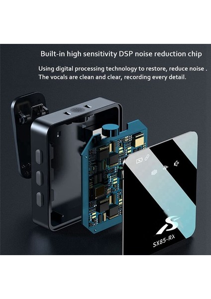 Kablosuz Lavalier Square Mikrofon Radyo Kayıt Gürültü Azaltma Mikrofonu Canlı Görüşme Öğretimini Kaydetmek Için (Yurt Dışından) indirimleri