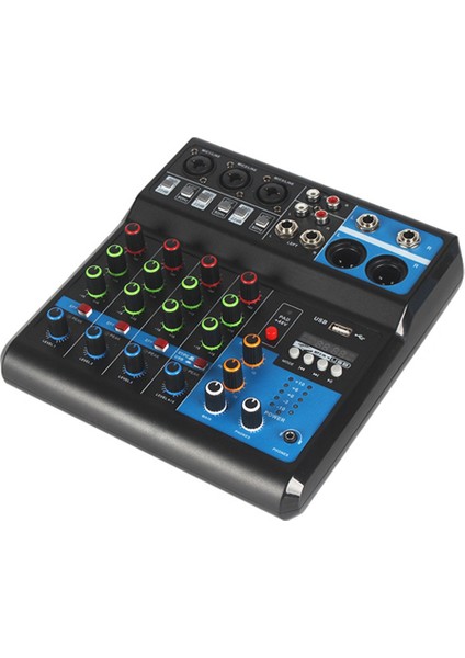A5 Canlı Sesli Karıştırma Konsol Mikseri Canlı Akış Dj Audio Equipment Profesyonel Audio 5channel Ses Mıxer (Uk) (Yurt Dışından)