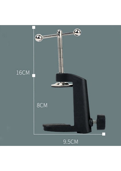 Mikrofon Süspansiyon Bomu Makas Kolu Stand Tutucusu Için 5x Ağır Hizmet Tipi Metal Masa Montaj Kelepçesi (Yurt Dışından) fiyatları