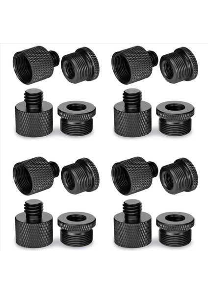 8 Adet Mikrofon Diş Adaptörü 5/8 Dişi Ila 3/8 Erkek ve 3/8 Dişi Ila 5/8 Erkek Vidalı Adaptör Diş (Yurt Dışından) fiyatları