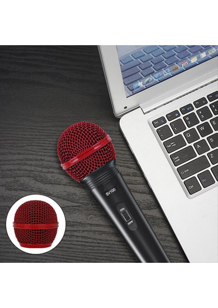 Kablosuz Mikrofon Grille Mikrofon Aksesuarları Shure SM58 SM58S SM58LC ve More Red Için Metal Mikrofon Grille Başlığı (Yurt Dışından) fırsatları