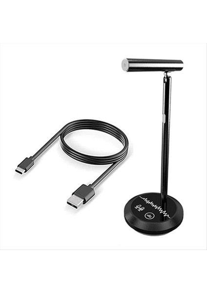 Pc Dizüstü Bilgisayar Oyunu Canlı Kayıt Çevrimiçi Konferans Için Kondens Masaüstü USB Mikrofonu (Yurt Dışından)