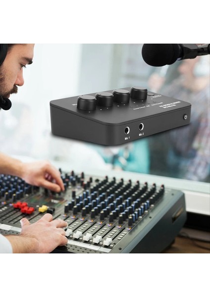 Dijital Ses Ses Makinesi Aux In/out Bt Bağlantısı Çift Mikrofon Girişleri Karaoke Akıllı Tv Pc Hoparlör Için Karaoke Ses Mikseri (Yurt Dışından) fırsatları