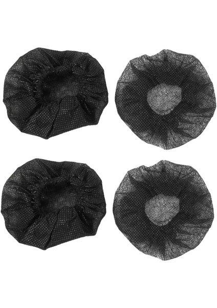 400 Adet Siyah Tek Kullanımlık Mikrofon Kapaklar Karaoke Anti-Splash Mikrofon Kapağı Toz Geçirmez Aksesuarlar (Yurt Dışından)