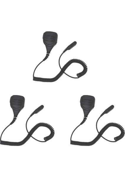 Motorola DEP550/E DEP570/E DP2400E DP2600E DP3441E Tetra Radyo MTP3150 MTP3250 Için 3x Handfree Hoparlör Mikrofonu (Yurt Dışından)