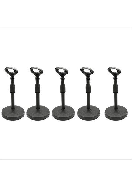 5pcs Mikrofon Masaüstü Standı Disk Geri Çekilebilir Mikrofon Standı Canlı Akış Mikrofon Klip Masaüstü Standı (Yurt Dışından)