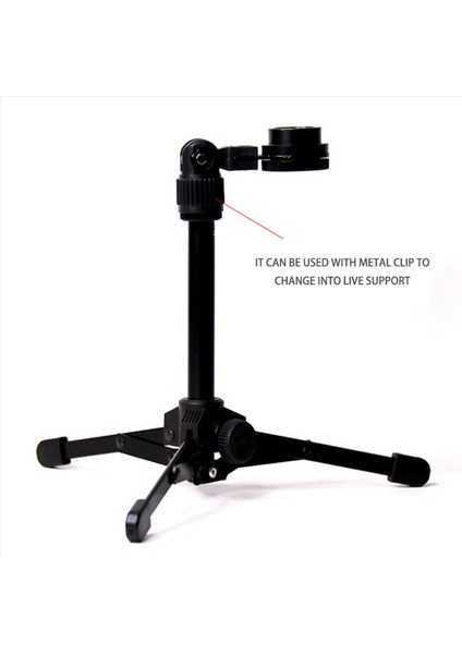 Podcast&#39 Ler Çevrimiçi Sohbet Konferanslar Dersler Toplantılar ve Daha Fazlası Için 4x Katlanabilir Tripod Masaüstü Mikrofon Standı Sahibi (Yurt Dışından) fiyatları