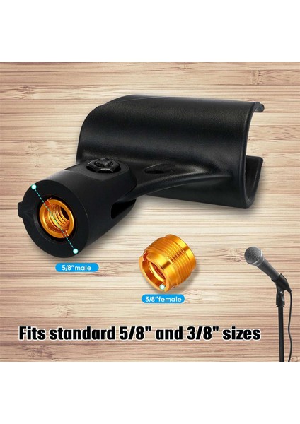 10 Pcs Mikrofon Klipsli Tutucu 10 Pcs Somun Adaptörü Performans Gösteri Podcasting Kayıt Adaptörü (Yurt Dışından) indirimleri