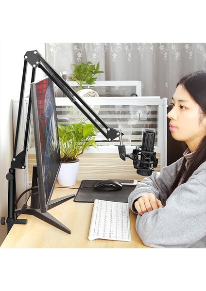 Mikrofon Bom Kolu Uzatma Tüpü Mikrofon Süspansiyon Bomu Makas Kolu Standı Tutucusu Için Mikrofon Standı Uzatma Yükseltici (Yurt Dışından) fırsatları