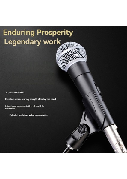 Metal SM58 Kardıoıd Dinamik Mikrofon Singing Singing Profesyonel Kablolu Mikrofon Şarkı Kayıt Vokal (Yurt Dışından) indirimleri