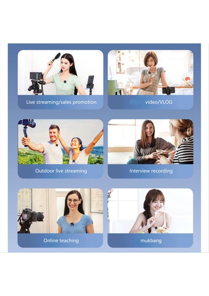 SX63 Canlı Radyo Kaydı Için Şarj Çantası ile Bir Ila Iki Akıllı Gürültü Azaltma Kablosuz Lavalier Mikrofon (Yurt Dışından) modelleri