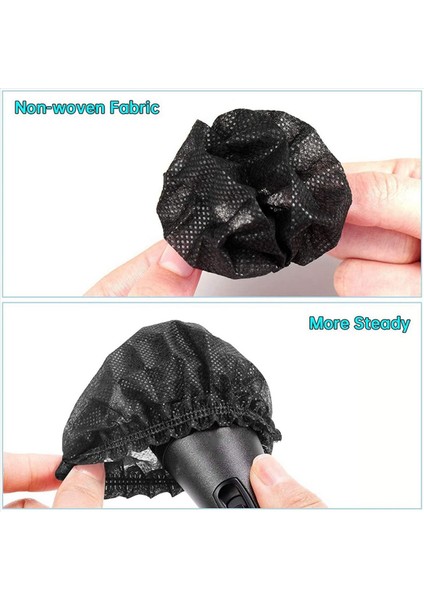 Karaoke Kayıt Odası Haber Röportajı Et Için 600 Pcs Tek Kullanımlık Mikrofon Sıhhi Ön Cam El Mikrofon Kapağı (Yurt Dışından) modelleri