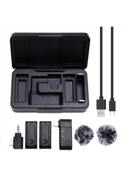 Ulanzi A100 Kablosuz Lavalier Mikrofon Sokak Röportajları Için Vlogging Müzik Kaydı Akıllı Telefon Kameraları (Yurt Dışından) modelleri