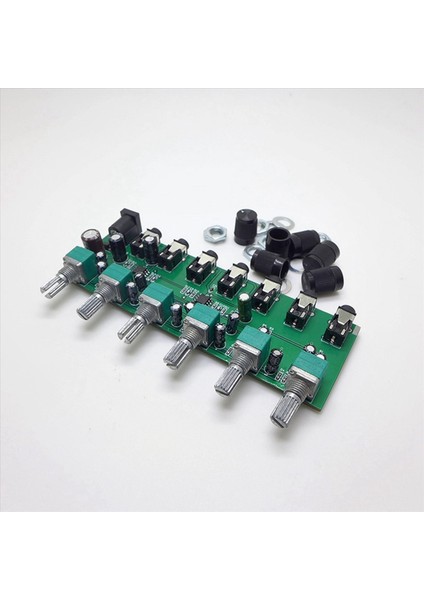 2x 6 Yol Stereo Mikser Ses Distribütörü Karıştırma Kartı Bağımsız Hacim Kontrolü DC5-24V 1 Pc 6 Girişler 1 Çıkış (Yurt Dışından) fırsatları