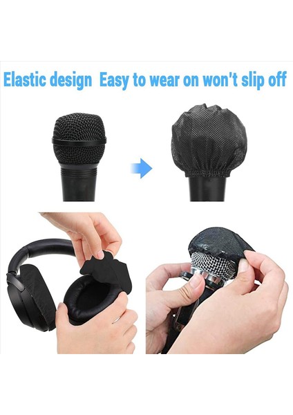 600PCS Tek Kullanımlık Mikrofon Kapak Mikrofonu Mikrofon Mikrofon Karaoke Mikrofon Için Mikrofon Ön Cam Koruyucu (Yurt Dışından) indirimleri