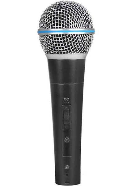 Metal Dinamik Mikrofon Kablolu Mikrofon Karaoke Şarkı Söyleyen Düğün Dj Konuşma Siyah 6 5mm Big (Yurt Dışından)