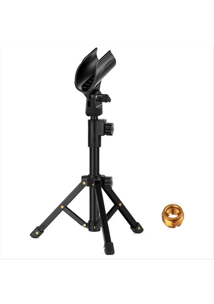 Masa Mikrofonu Standı Çoğu Mikrofon Için 3/8 Inç Dişli Ayarlanabilir Masaüstü Mikrofon Standı (Yurt Dışından)