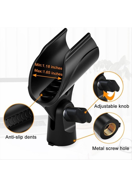 Masa Mikrofonu Standı Çoğu Mikrofon Için 3/8 Inç Dişli Ayarlanabilir Masaüstü Mikrofon Standı (Yurt Dışından) indirimleri