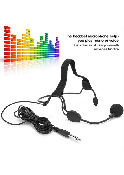 6 35MM Fiş Dinamik Kafa Bandı Mikrofon Kulak Hook Mikrofonu WH20TQG Müzik Enstrüman Gitar (Yurt Dışından) fırsatları