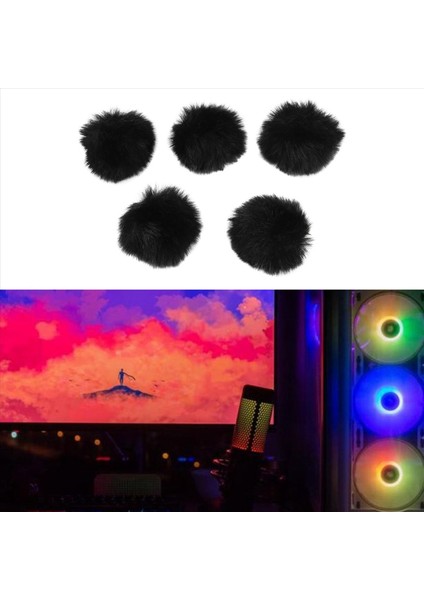 5pcs 1 5cm Mikrofon Saç Kılı (Yurt Dışından)