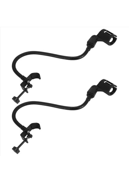 2 Pcs Mikrofon Ayarlanabilir Stand Esnek Goopeneck Masaüstü Standlar Masa Kelepçesi Kayıt Ekipmanı Toplantı Dersini Toplama Için (Yurt Dışından) modelleri