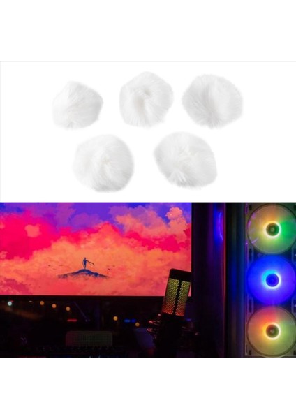 5pcs 1 5cm Mikrofon Saç Kılıf Kaplama Ön Cli Clip Conference Mikrofon Kılı (Yurt Dışından) fiyatları