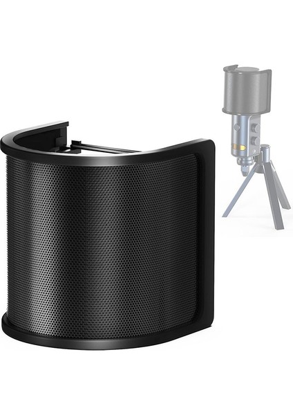 Mikrofon Filtresi Metal Örgü ve Köpük Filtreli Mikrofon Ekranı Gürültü Kalkanları Mikrofon Aksesuarları (Yurt Dışından) fırsatları